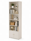 Regał z płyty MDF 5 półek Beżowy 180x60x30 cm