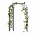 Stalowa Pergola Ogrodowa z Dekoracjami