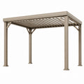 Pergola aluminiowa z regulowanymi żaluzjami 300x400 cm