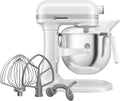 KitchenAid robot kuchenny, 6.6 l, Profesjonalny, 11 prędkości, Funkcja grzewcza, Biały