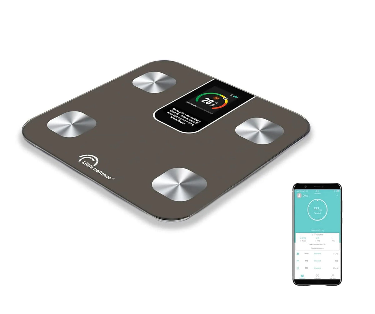 LITTLE BALANCE, IC- X4- TFT kg / 50 BALANCE, 180 kg, 50 g, aplikacja, USB, BILANS MORDERSTWA IC-X4-TFT kg/50
