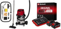 Einhell, VC 36 Odkurzacz, 25 l, 36 V, Boost, stal nierdzewna, moc ssania 150 mbar, zbiornik ze stali nierdzewnej 25 l, Twincharger i 2 Baterie 4, 0Ah