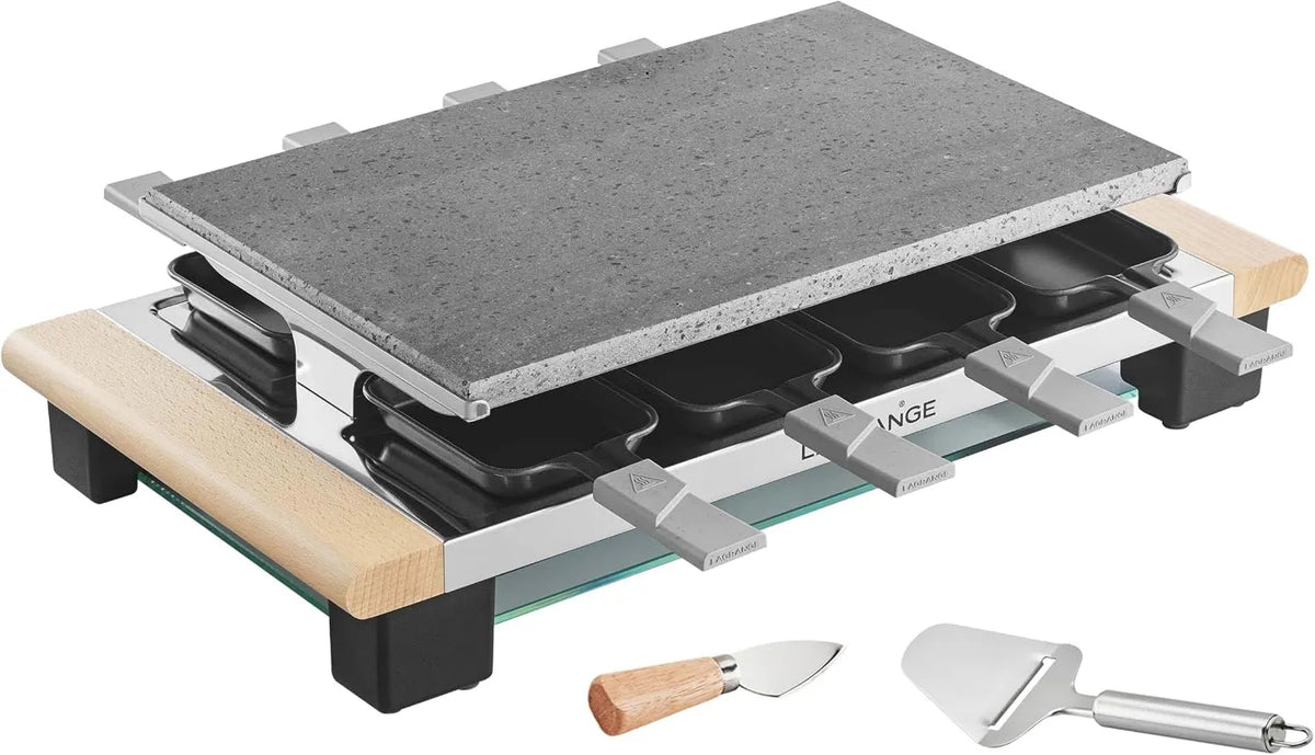 LAGRANGE, aparatura, 1100 W, szkło, Pierre, Raclette Pierre Elegance