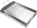 Płyta gazowa, 395 mm, 587 x 395 mm, funkcja grilla, powłoka nieprzywierająca, VEVOR Wstępnie przyprawiona płyta grillowa 587 x 395 mm