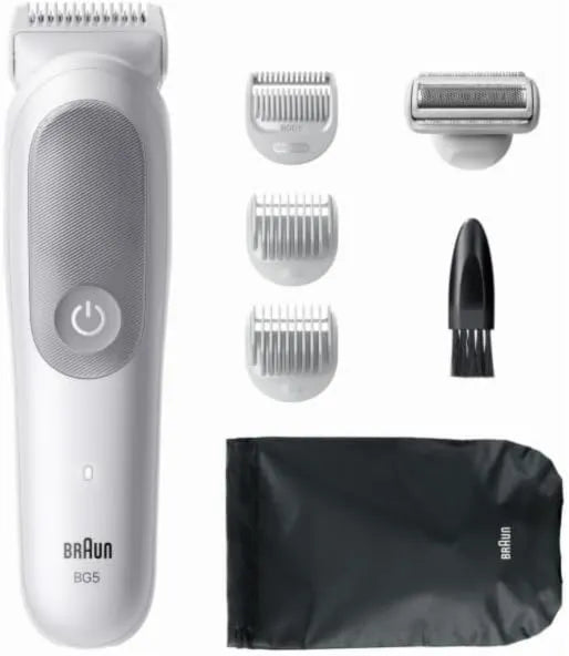 Braun, SERIES 5 BG5550 Depilatore, elektryczne, srebrne