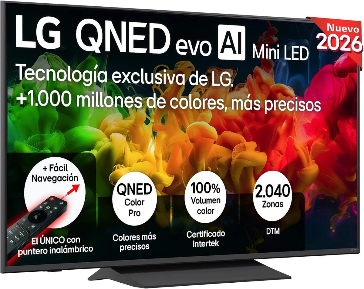 LG telewizor, 55QNED81B6A.EU Smart TV, 55 cali, TV, 4K UHD, 2026, TV QNED Evo 55QNED81B6A.AEU