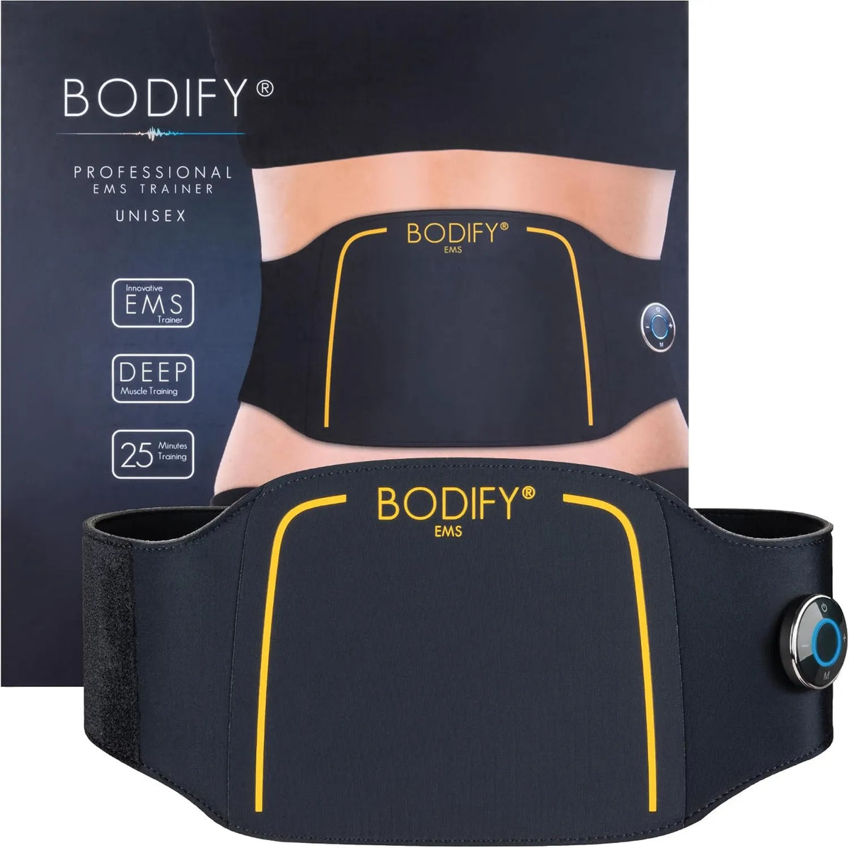Bodify, Szkolenie EMS, ukierunkowana aktywacja mięśni pleców, ® EMS Back Trainer Pro, dla mężczyzn i kobiet ORYGINAŁ