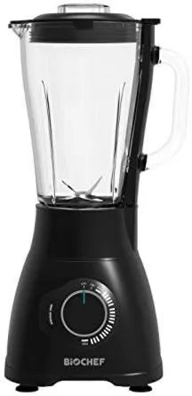 Bio Chef blender kielichowy, Mikser, 1, 75 l, 1200 W, czarny, Miska szklana 1