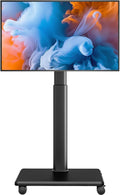 AX WABER, 65- calowa szafka TV, przenośne, poruszające się koła, OLED, wyświetlacz LCD, Universal TV stojak podłogowy, 80- stopniowy uchylny regulowane w