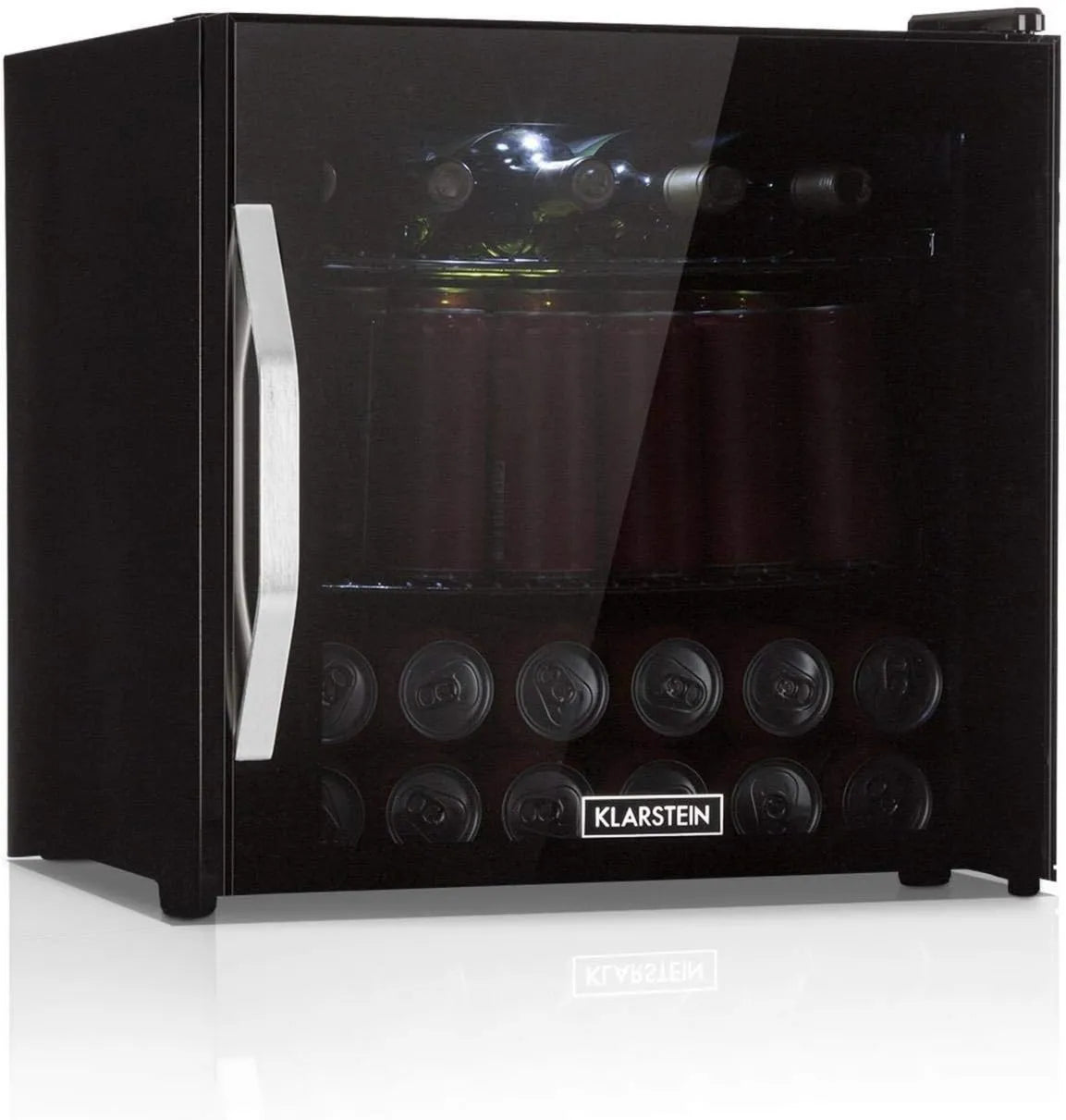 Klarstein lodówka, 42 dB, 60 Hz, Beersafe mini lodówka, lodówka na napoje, temperatura chłodzenia: 0-13 ° C