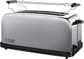 Russell Hobbs, Toster, rozmrażanie, stal nierdzewna, 2 długie szczeliny 4 Tosty / 2 Strandy, 6 Szybkie Brunishing Poziomy, 23610- 56