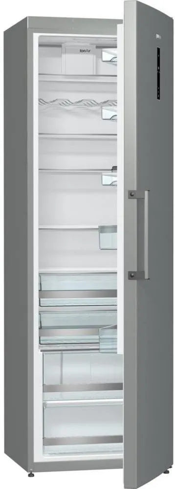 Gorenje lodówka, 368 l, stal nierdzewna, 76 kWh, rok, Wysokość: 185 cm, rok - pojemność: 368 l - IonAir system do zmniejszenia