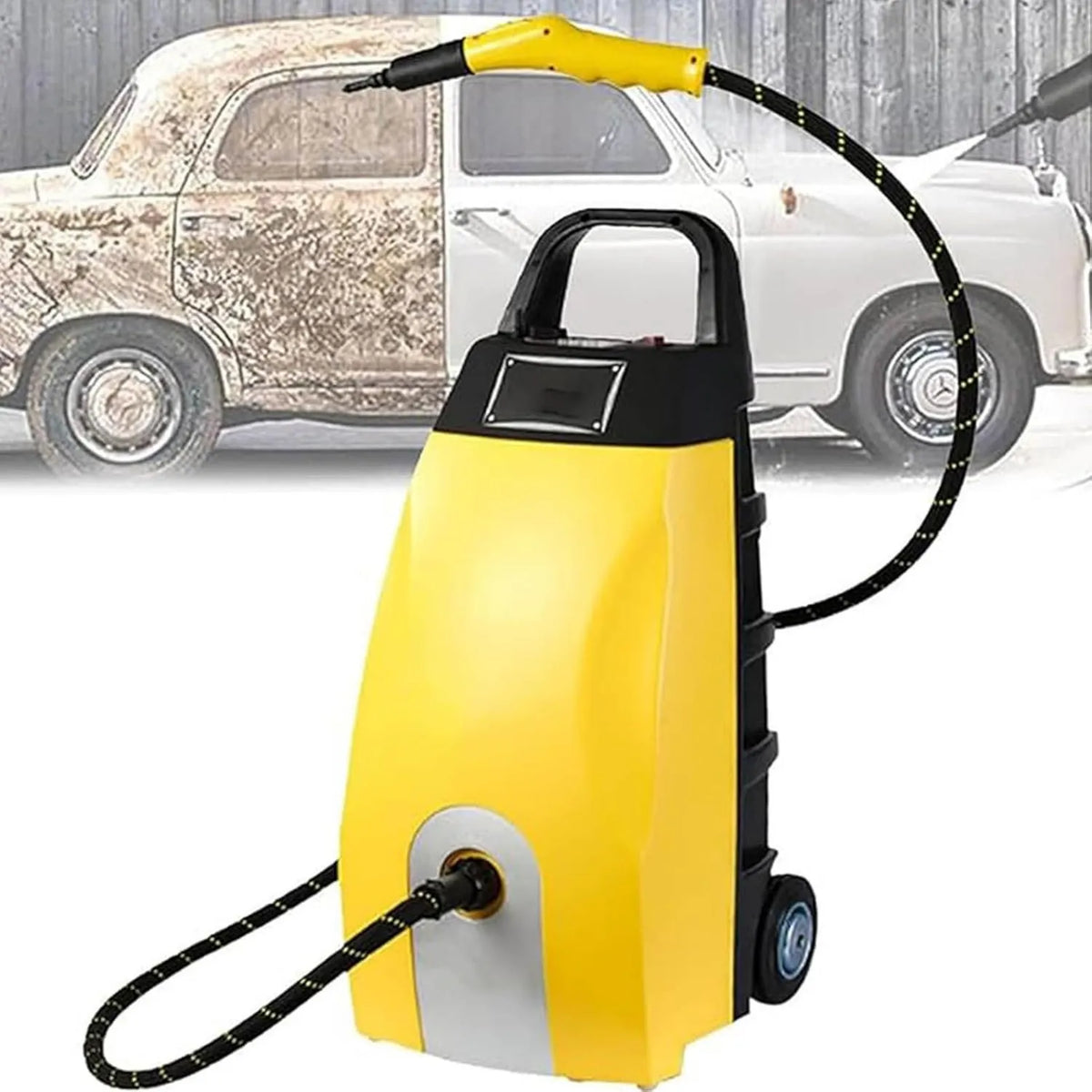 LJLYYDS myjka parowa, Czyszczenie parowe, 3, 5 l, 3000 W, duży zbiornik, profesjonalny, restauracja, korzystanie z podłogi, kuchnia, samochód, okna i sofa