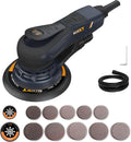 MAXXT, 3-punktowe mocowanie, Szlifierka elektryczna bez miotły 350 W, Piaskowiec orbitalny 5, 0 z tarczami 150 mm i 125 mm, 4000- 10000 obr. / min, 6 poziomów