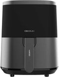 Cecotec frytkownica beztłuszczowa, suszarka na gorące powietrze, 4 l, 1400 W, 80 do 200°C, dotyk, stal nierdzewna, Tactile sterowanie Panel, 9 Menu