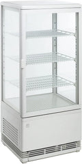 METRO Professional, METRO profesjonalny Szkło chłodnicze GGC2078, 42, 8x 38, 6x96 cm, 78 l, białe, plastikowe, szklane, Wentylowane zimno, Regulowane półki