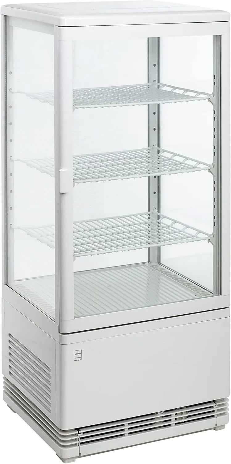 METRO Professional, METRO profesjonalny Szkło chłodnicze GGC2078, 42, 8x 38, 6x96 cm, 78 l, białe, plastikowe, szklane, Wentylowane zimno, Regulowane półki