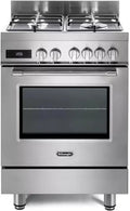 De'Longhi kuchenka z piekarnikiem, Z 'Longhi Gaz płyta grzewcza elektrycznym, 60 cm, klasa energetyczna E, pizza, profesjonalny, Easy para, 1 podwójna korona, Master Pizza