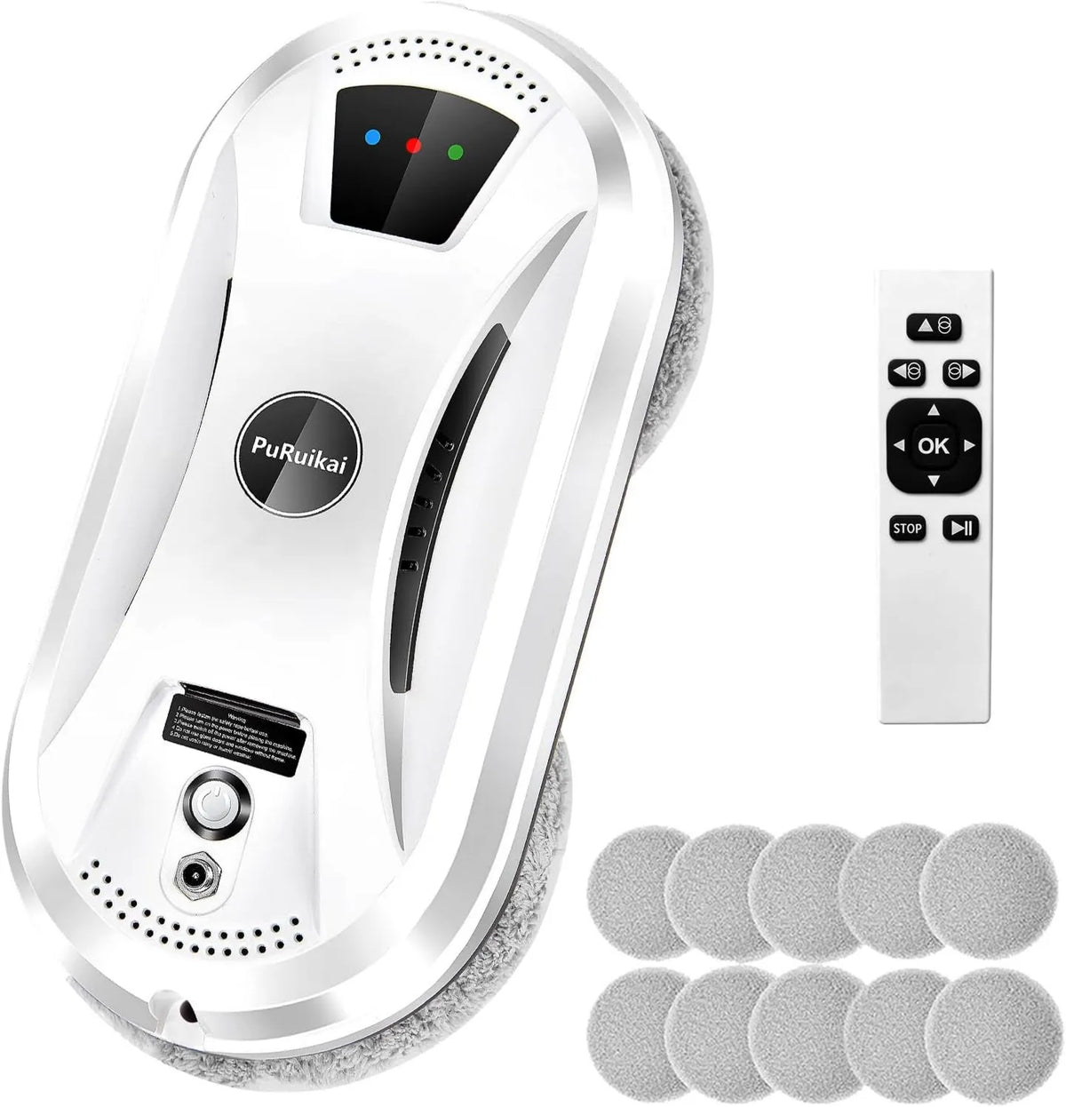 PuRuiKai, Robot PRK- N361, myjka Odkurzacz Robot, 10 Szyfons czyszczących PRK-N361