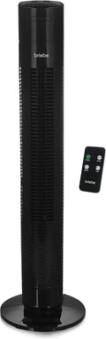 briebe, Wentylator, 80 cm, brieb TFN123015, zegar, 3 prędkości, oscylacja 70o, czarny, czas do 7.5 Godziny