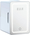 ELLE minilodówka, Lodówka, 6 l, oświetlenie LED, wyjmowalne, niebieskie
