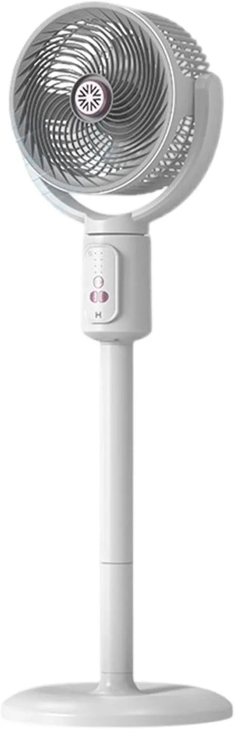 Générique, Wentylator 73.2X24 cm, przenośny, licznik, USB, biały
