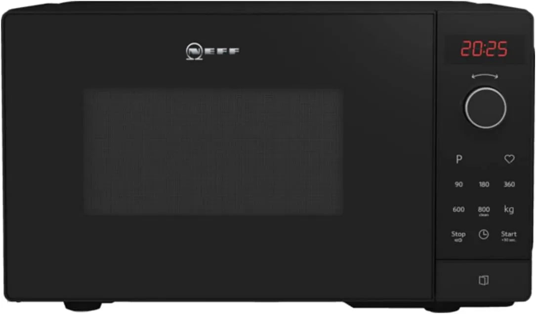 Neff, mikrofalówka FLAWG20S2 tylko 20 l 800 W czarny, 20 l, 800 W, czarna