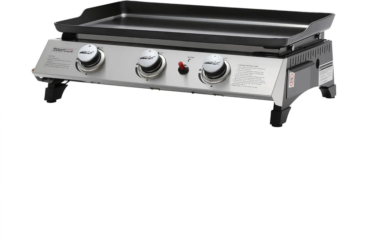 PD1300 grill gazowy, 319 m², 26 400 BTU, 27 000 BTU, funkcja grilla, Royal Gourmet przenośny grill gazowy na propan