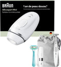 Braun depilator IPL, PL1104 Epilator Lumiere Pulsee Silk Expert Mini, biały