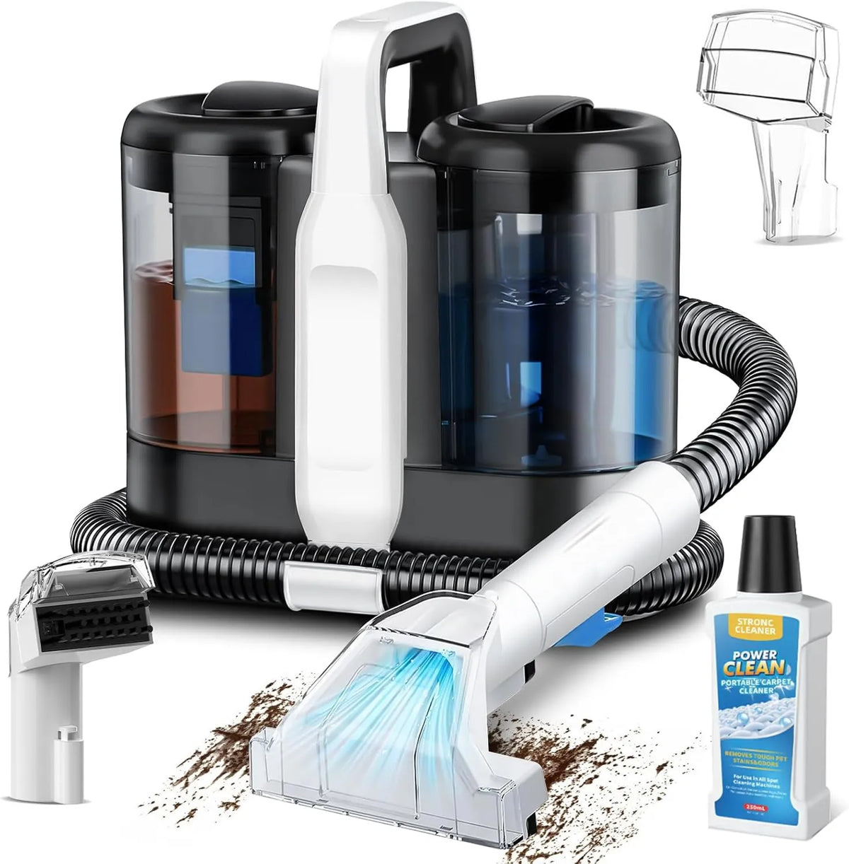 ToyGem odkurzacz piorący, Czyszczenie, Dywany, 600 W, 17 Kpa, 250 ml, do dywanów