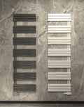 Grzejnik, 1400 mm, MC Heat grzejnik łazienkowy, biały podgrzewacz na ręczniki, z przesuniętym przyłączem środkowym, elegancki grzejnik panelowy