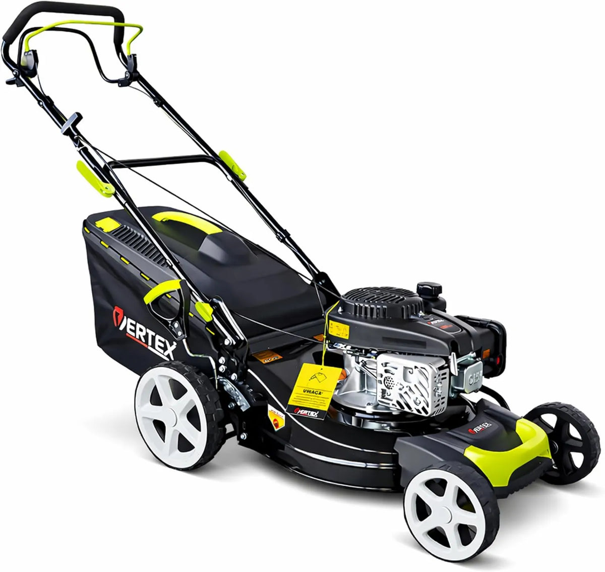 Kosiarka, 2,4 kW, 406 mm, 8 Poziomów, Kosiarka Spalinowa z Napędem, Silnik Loncin, 8 Poziomów Koszenia, Szerokość Robocza 406 mm